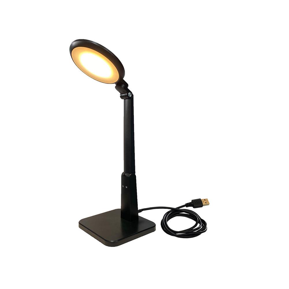 ไฟอ่านหนังสือ LED HATASHI HL-5668BK 6 วัตต์ DAYLIGHT COOLWHITE WARMWHITE สีดำ