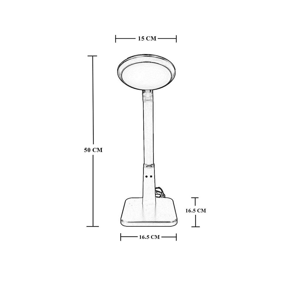 ไฟอ่านหนังสือ LED HATASHI HL-5668BK 6 วัตต์ DAYLIGHT COOLWHITE WARMWHITE สีดำ