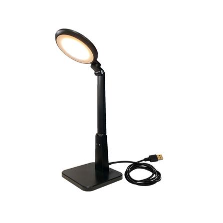 ไฟอ่านหนังสือ LED HATASHI HL-5668BK 6 วัตต์ DAYLIGHT COOLWHITE WARMWHITE สีดำ_2