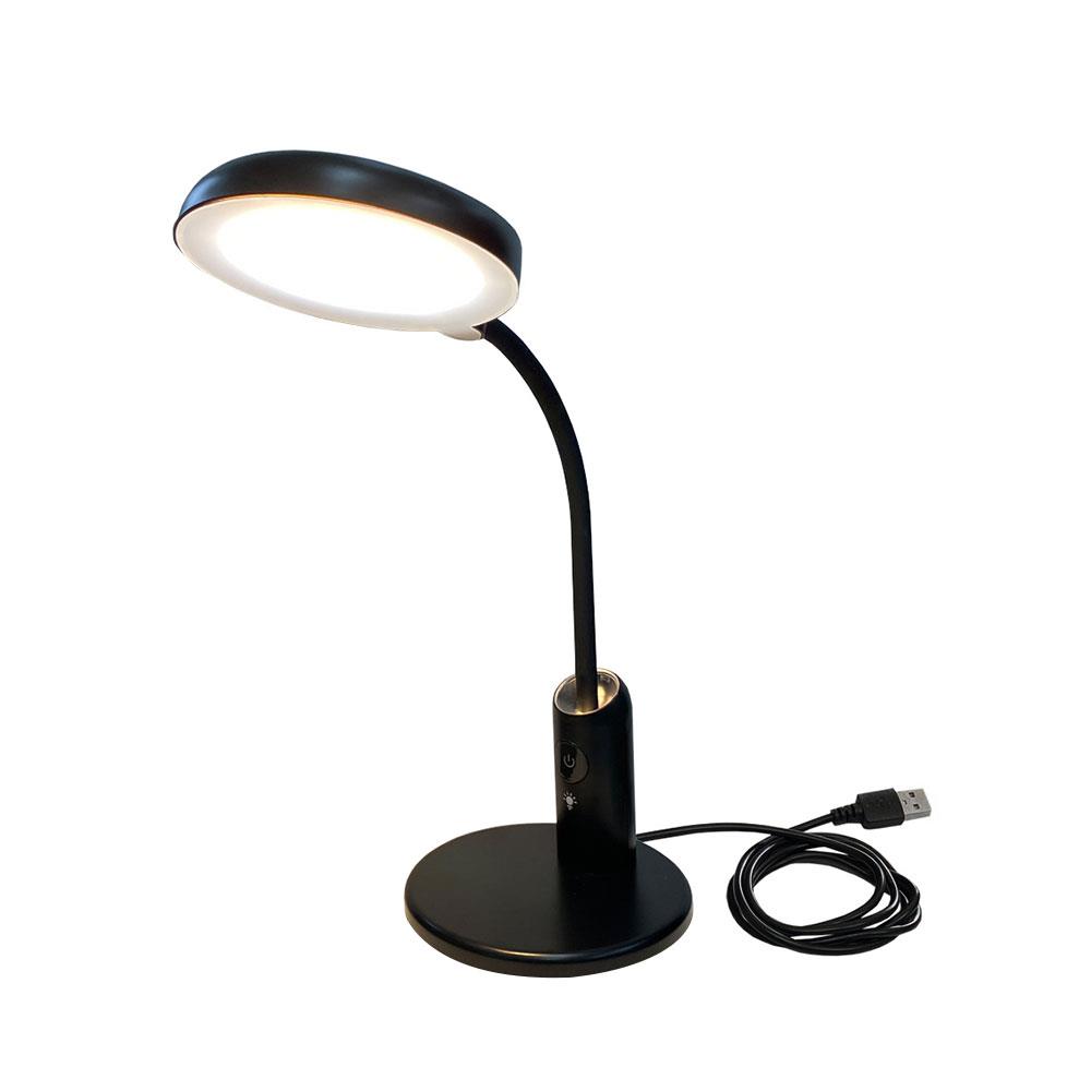 ไฟอ่านหนังสือ LED HATASHI HL-5669BK 6 วัตต์ DAYLIGHT COOLWHITE WARMWHITE สีดำ