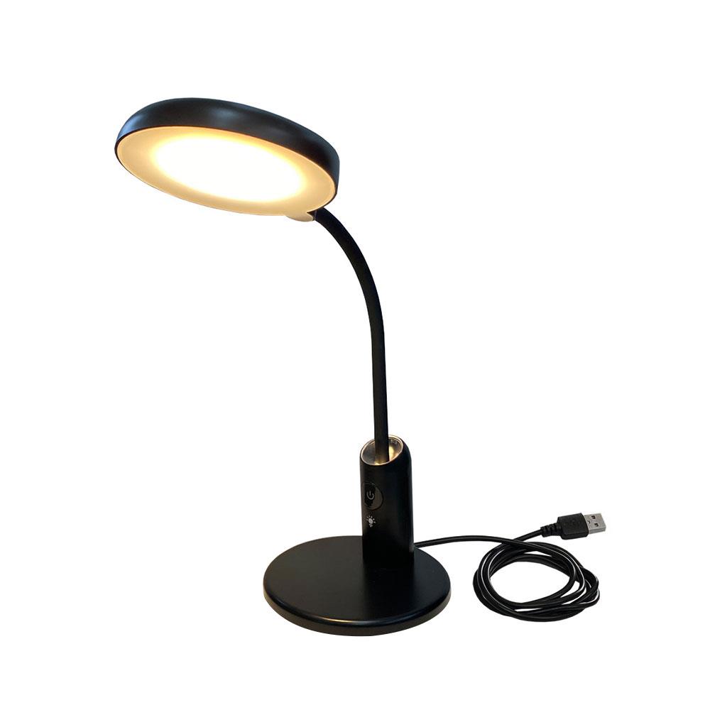 ไฟอ่านหนังสือ LED HATASHI HL-5669BK 6 วัตต์ DAYLIGHT COOLWHITE WARMWHITE สีดำ