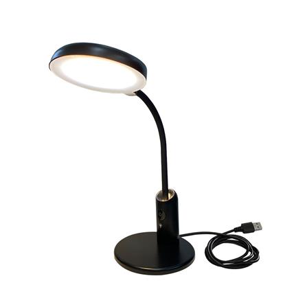 ไฟอ่านหนังสือ LED HATASHI HL-5669BK 6 วัตต์ DAYLIGHT COOLWHITE WARMWHITE สีดำ_2