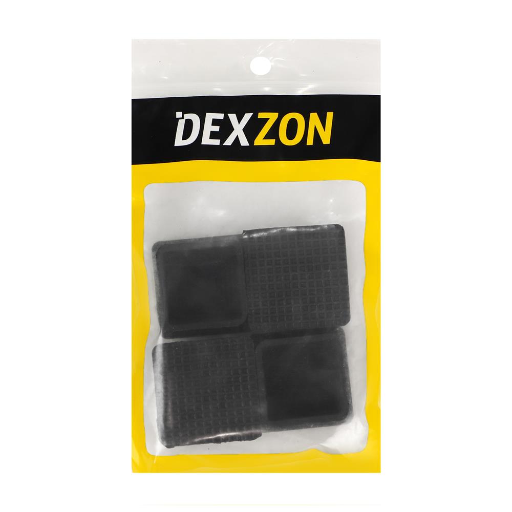 ยางรองขาโต๊ะ DEXZON โปร่ง 1-1/4 นิ้ว สีดำ 4 ชิ้น/ชุด