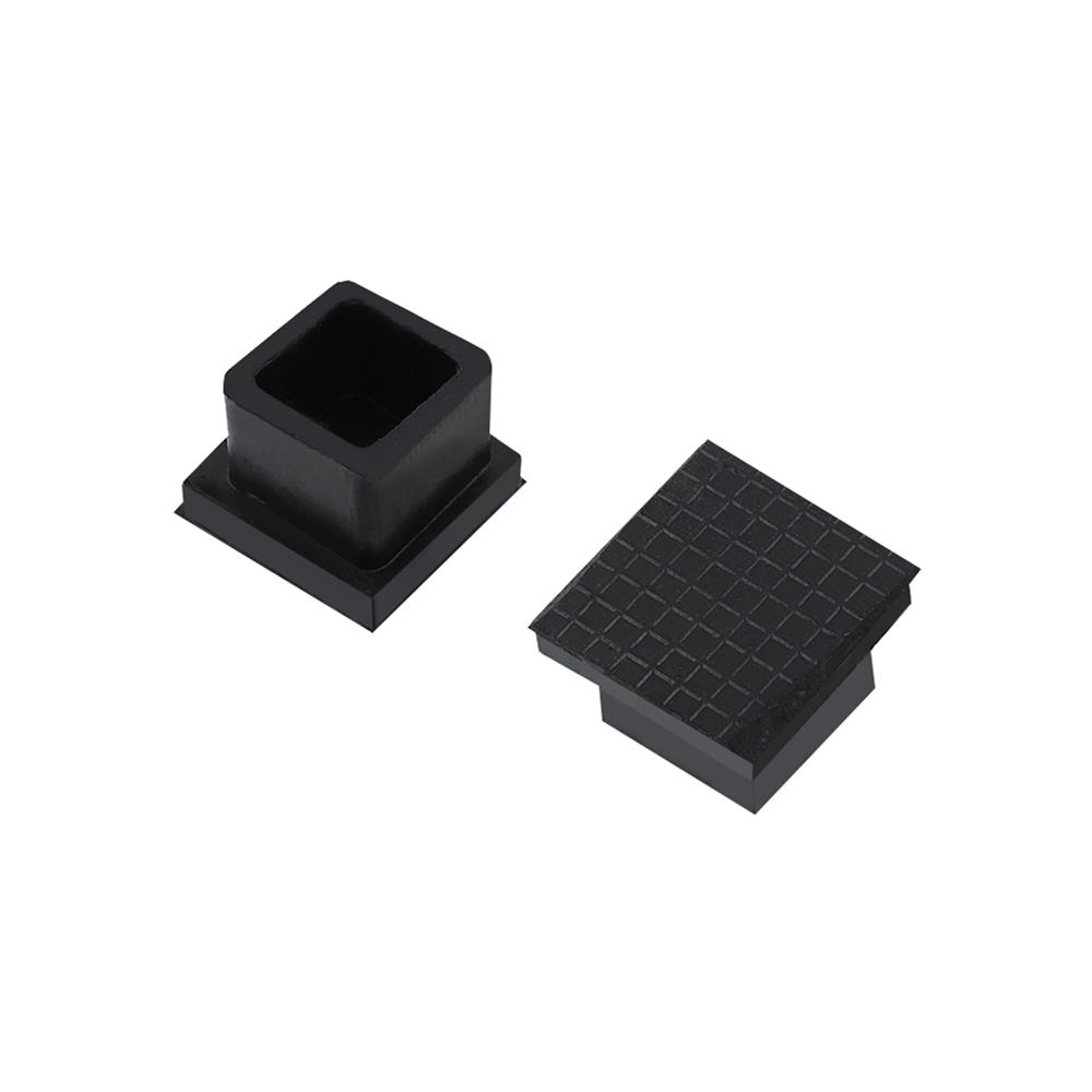 ยางรองขาโต๊ะ DEXZON โปร่ง 1 นิ้ว สีดำ 4 ชิ้น/ชุด