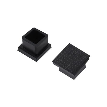 ยางรองขาโต๊ะ DEXZON โปร่ง 1 นิ้ว สีดำ 4 ชิ้น/ชุด