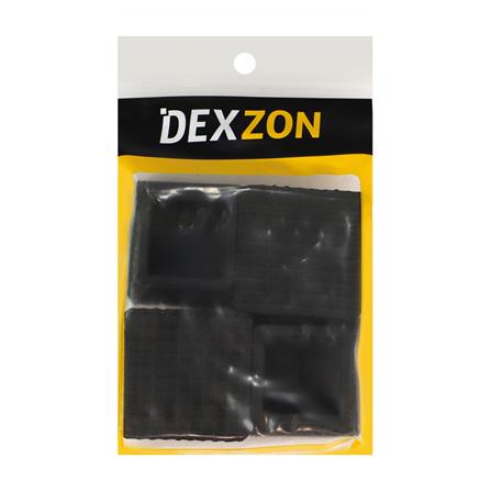 ยางรองขาโต๊ะ DEXZON โปร่ง 1 นิ้ว สีดำ 4 ชิ้น/ชุด_2