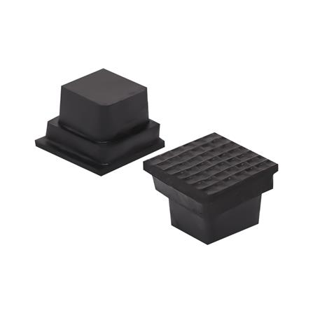 ยางรองขาโต๊ะ DEXZON เหลี่ยม 3/4 นิ้วสีดำ 4 ชิ้น/ชุด_0