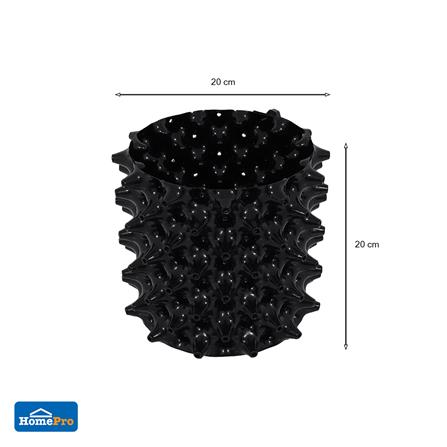 กระถางเร่งราก SPRING 20x20 ซม. สีดำ_5