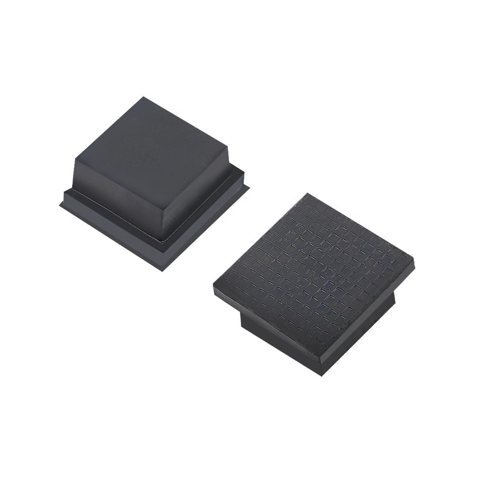 ยางรองขาโต๊ะ DEXZON เหลี่ยม 1-1/2 นิ้ว สีดำ 4 ชิ้น/ชุด