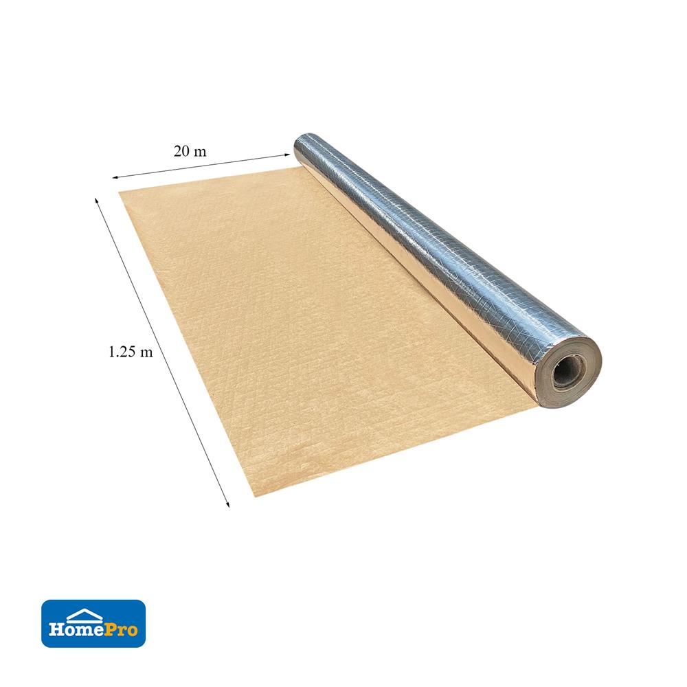 แผ่นสะท้อนความร้อน SUNSHIELD STD 1.25X20 เมตร 1 ด้าน