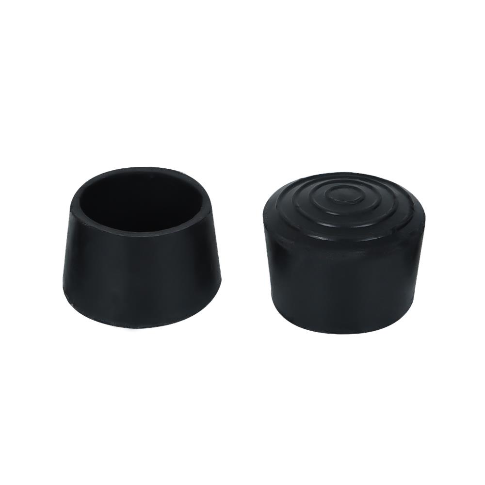 ยางรองขาโต๊ะ DEXZON กลม 1-1/2 นิ้ว สีดำ 4 ชิ้น/ชุด