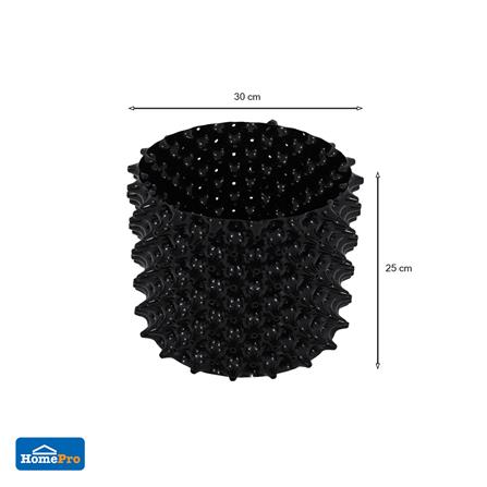 กระถางเร่งราก SPRING 30x25 ซม. สีดำ_5