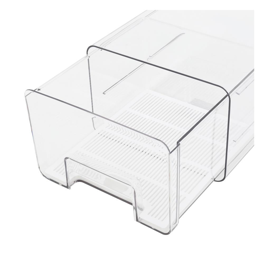 กล่องจัดเก็บในตู้เย็นแบบมีลิ้นชัก 1 ชั้น KECH COOL