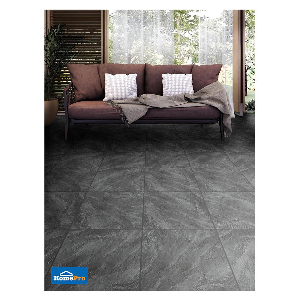 กระเบื้องพื้น 16x16 นิ้ว DURAGRES ดานิโล่ เทาเข้ม A 0.96 ตร.ม.