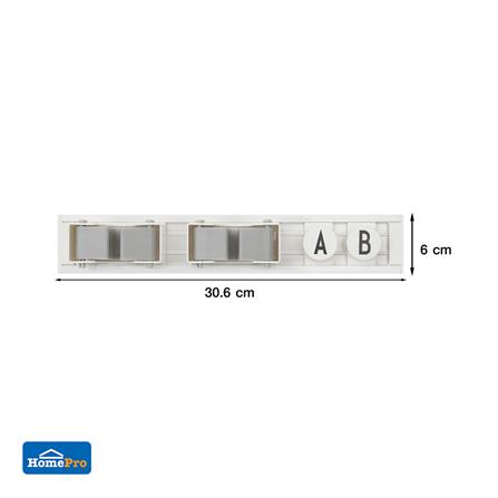 ที่เก็บอุปกรณ์ทำความสะอาดติดผนัง ACCO AB4 สีขาว/เทา_7