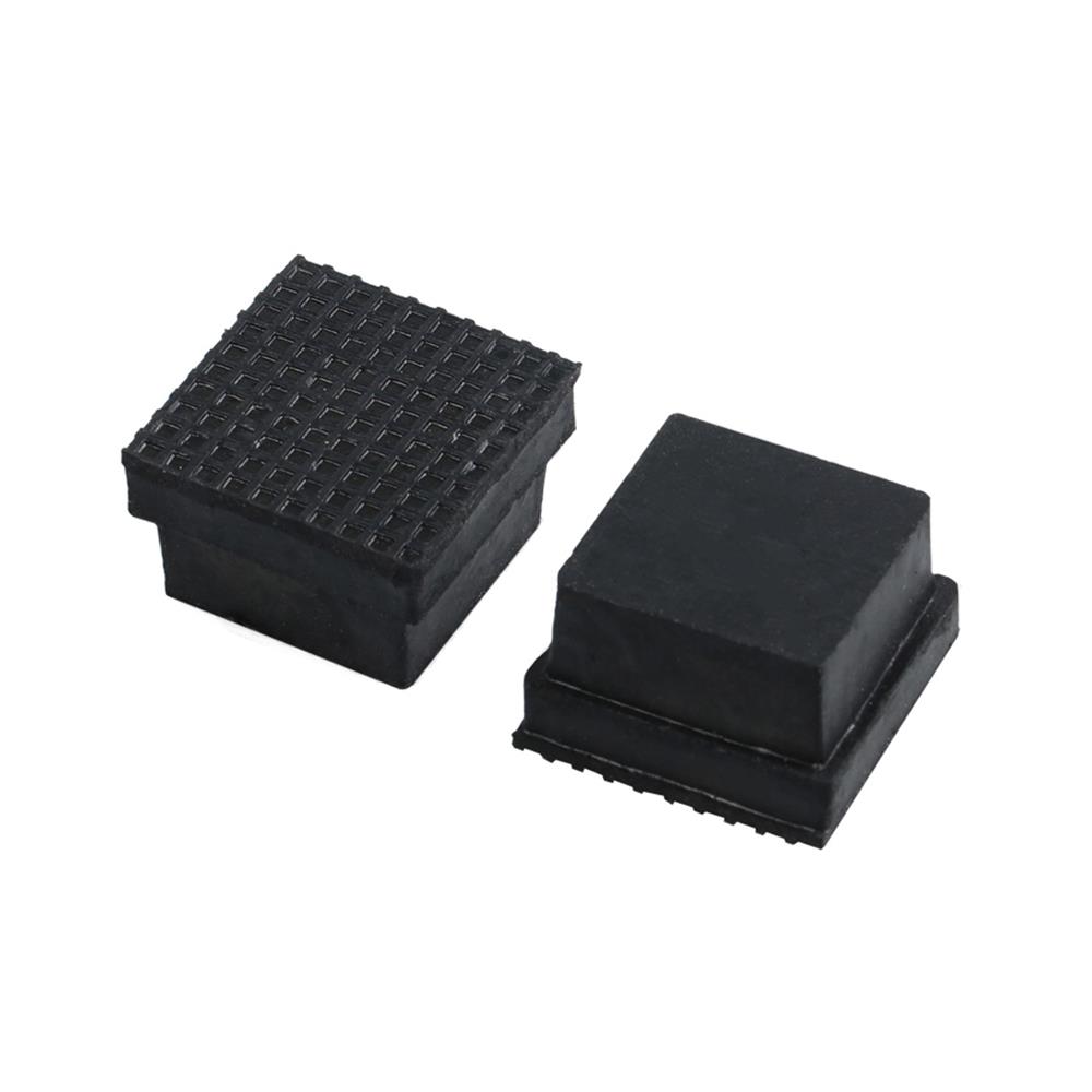 ยางรองขาโต๊ะ DEXZON เหลี่ยม 1-1/4 นิ้ว สีดำ 4 ชิ้น/ชุด