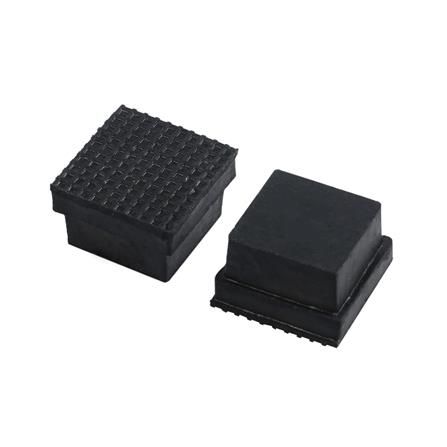 ยางรองขาโต๊ะ DEXZON เหลี่ยม 1-1/4 นิ้ว สีดำ 4 ชิ้น/ชุด