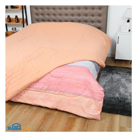 ชุดผ้าปูที่นอน 6 ฟุต 7 ชิ้น HOME LIVING STYLE MOTIVE สีส้ม_2