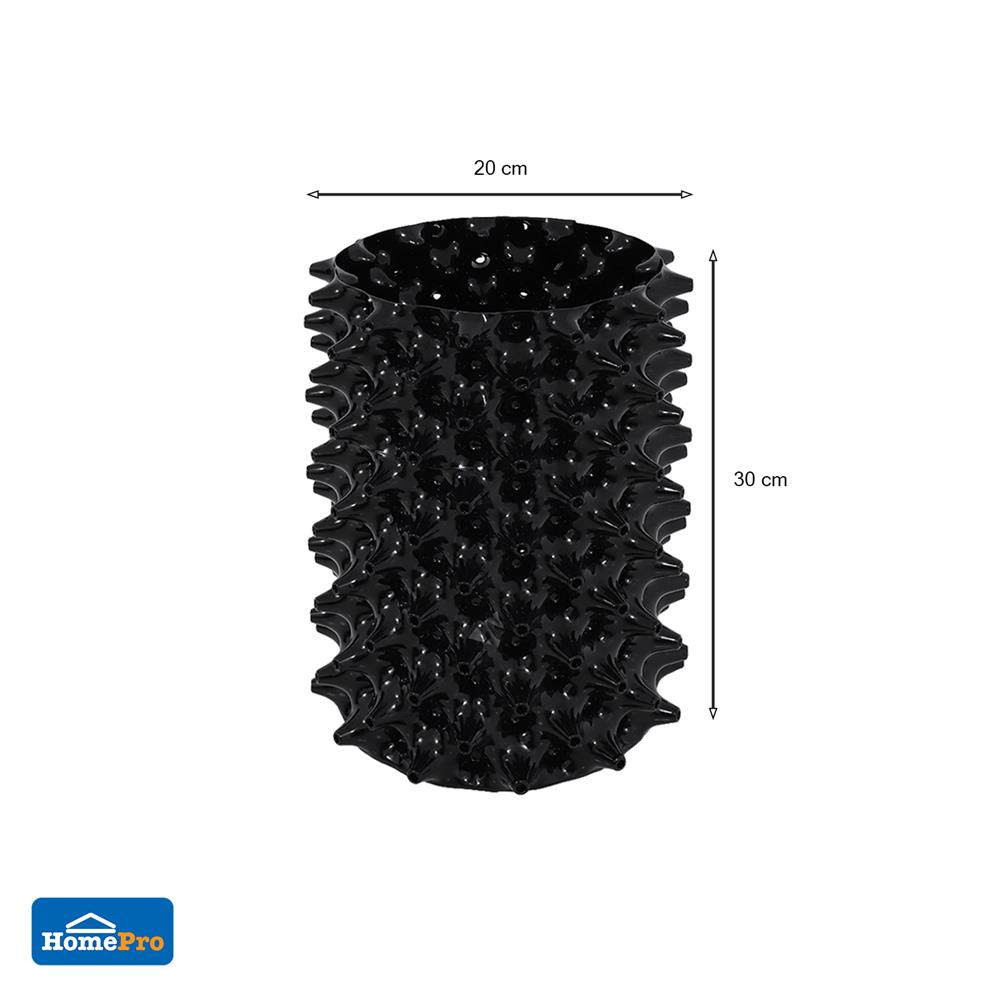 กระถางเร่งราก SPRING 20x30 ซม. สีดำ
