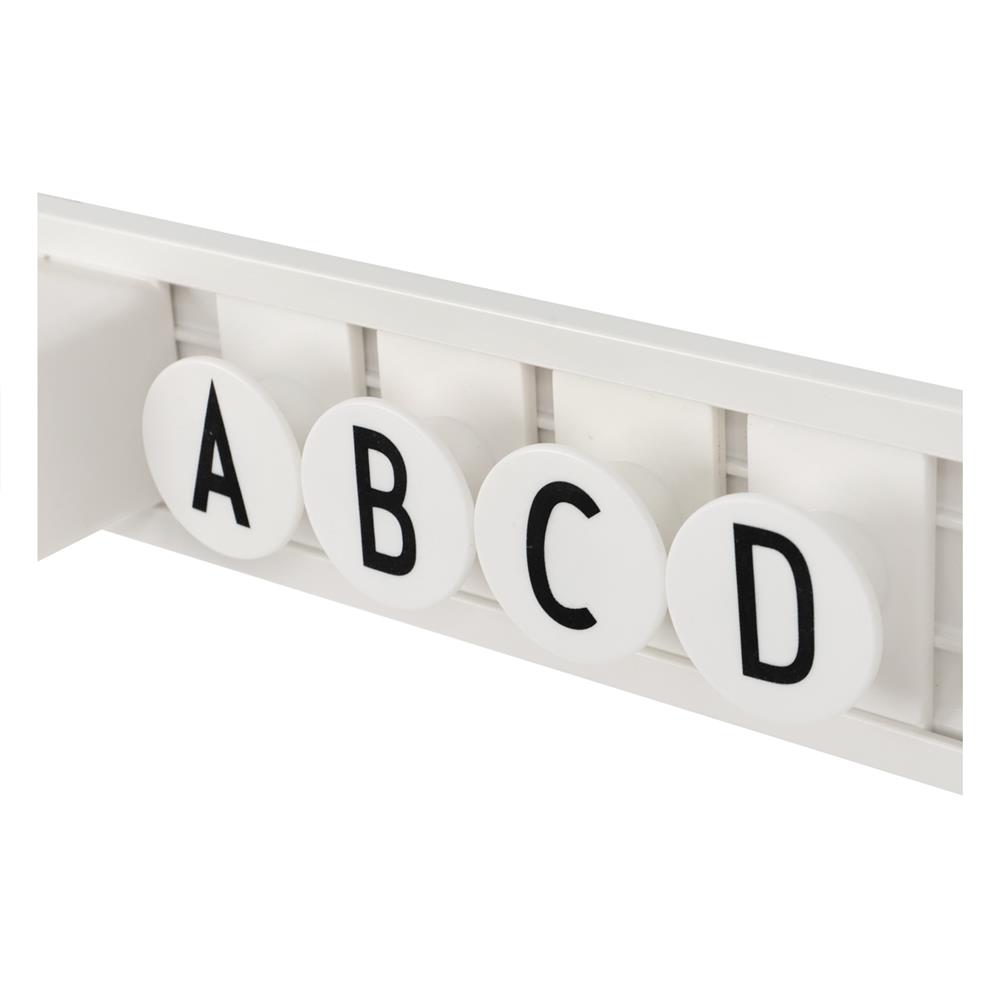 ที่เก็บอุปกรณ์ทำความสะอาดติดผนัง ACCO ABCD8 สีขาว/เทา