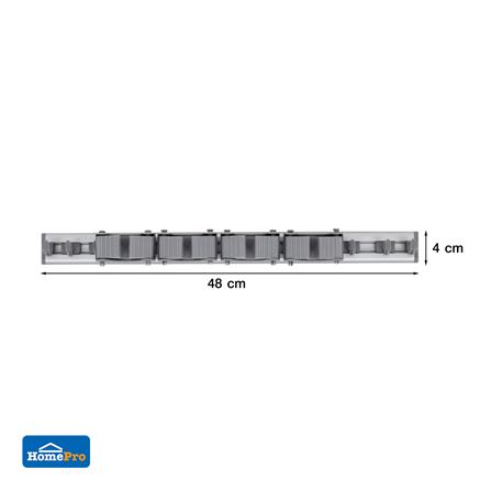 ที่เก็บอุปกรณ์ทำความสะอาดเจาะผนัง ACCO สีเทา_6