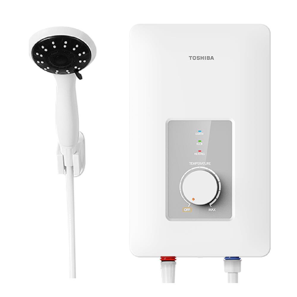 เครื่องทำน้ำอุ่น TOSHIBA TWH-38WTH 3800 วัตต์ สีขาว