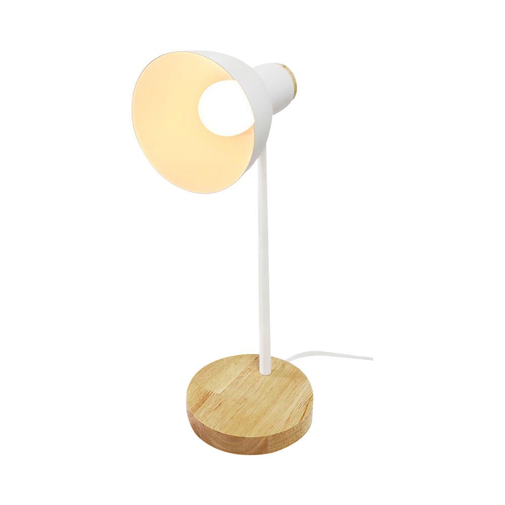 ไฟอ่านหนังสือ HATASHI HL-11WH สีขาว/ลายไม้