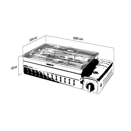 เตาแก๊สปิกนิก LUCKY FLAME LF-90GD(XL)_2