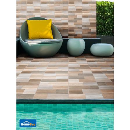 กระเบื้องพื้น 16x16 นิ้ว TARA เฟลิตโต้ วู๊ด น้ำตาล PM 0.96M2_3