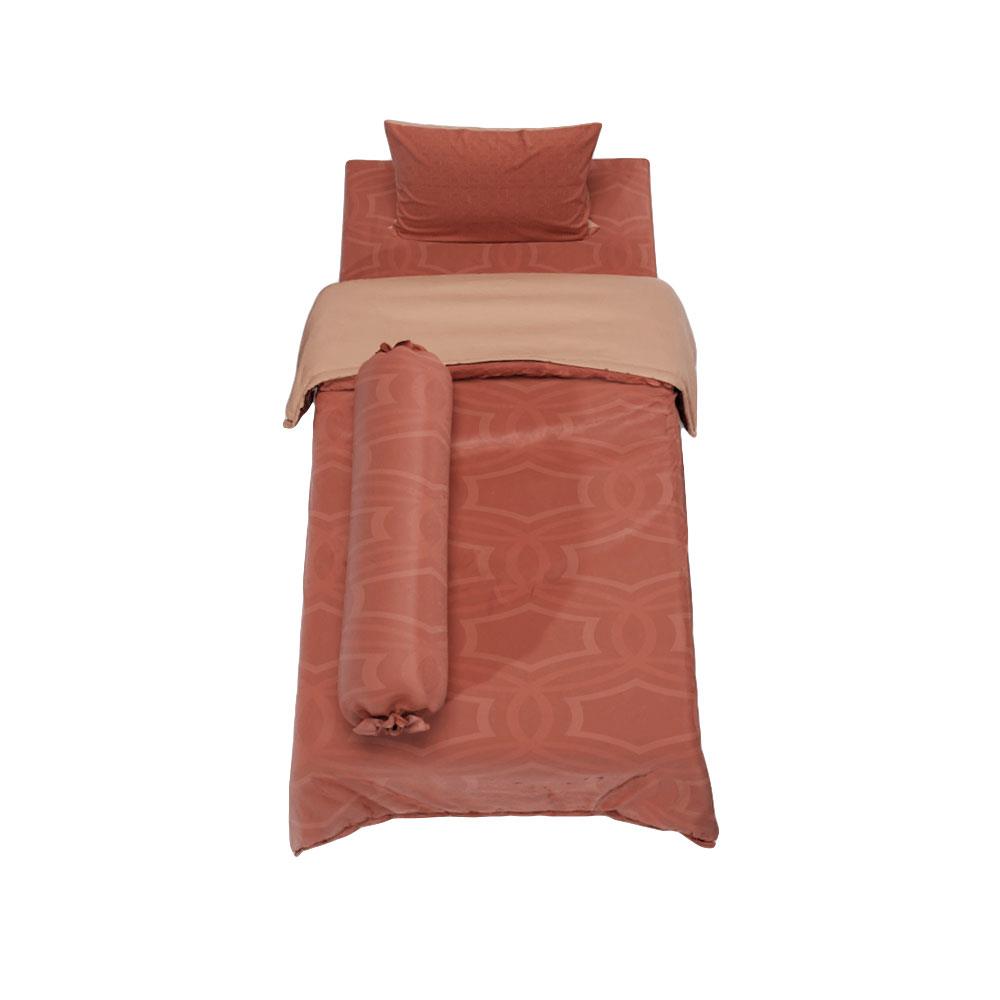 ชุดผ้าปูที่นอน 3.5 ฟุต 4 ชิ้น SATIN PLUS LUCKY ME LK015