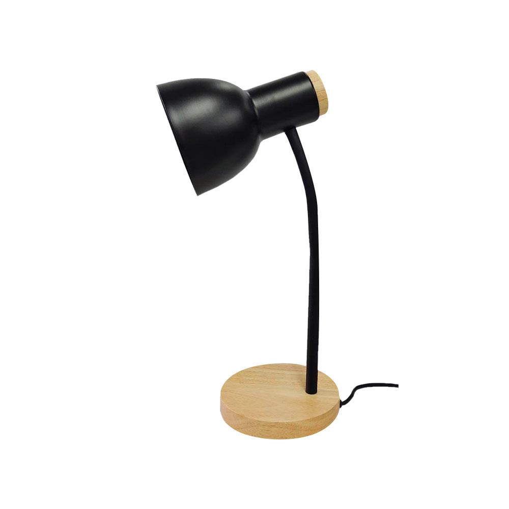 ไฟอ่านหนังสือ HATASHI HL-11BK สีดำ/ลายไม้