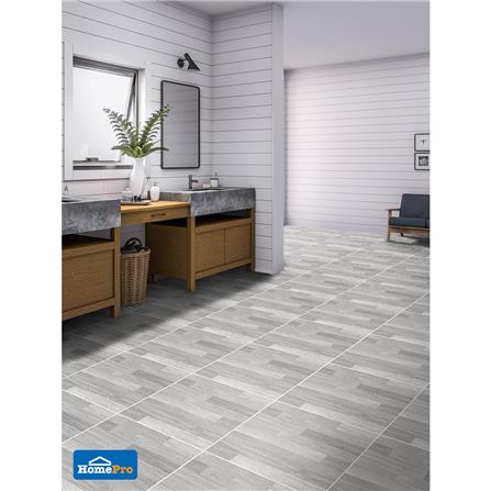 กระเบื้องพื้น 16x16 นิ้ว TARA คอลลิน่า วู๊ด เทา PM 0.96M2_2