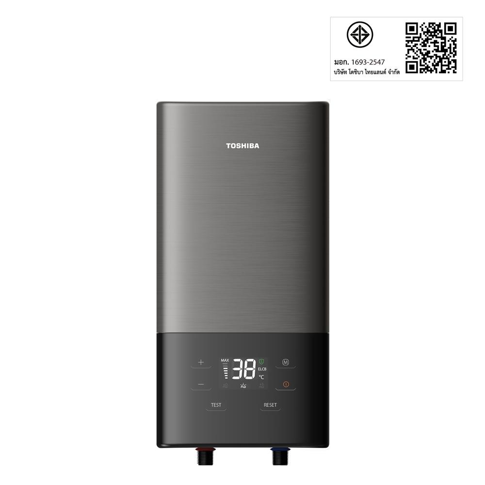 เครื่องทำน้ำอุ่น TOSHIBA TWH-38EXNTH(T) 3800 วัตต์ สีเทา