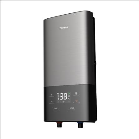 เครื่องทำน้ำอุ่น TOSHIBA TWH-38EXNTH(T) 3800 วัตต์ สีเทา_2