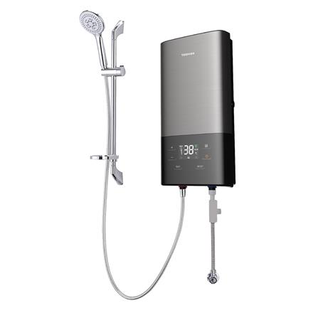 เครื่องทำน้ำอุ่น TOSHIBA TWH-38EXNTH(T) 3800 วัตต์ สีเทา_5