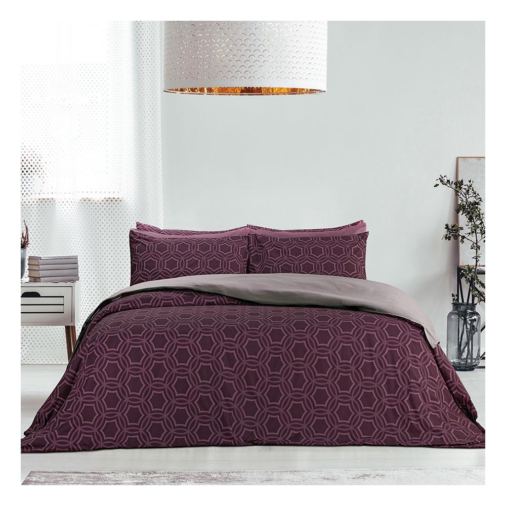 ชุดผ้าปูที่นอน 3.5 ฟุต 4 ชิ้น SATIN PLUS LUCKY ME LK013