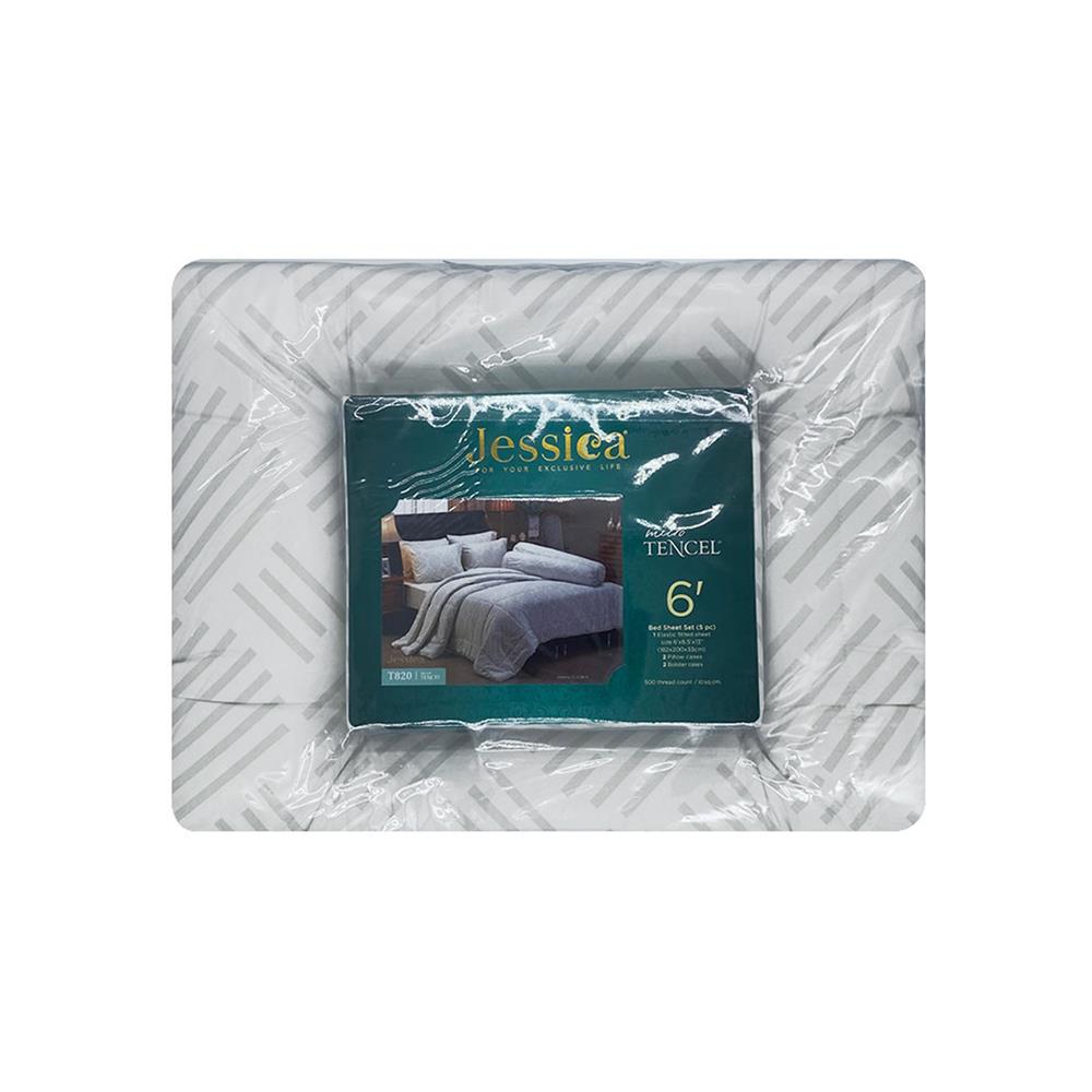 ชุดผ้าปูที่นอน 6 ฟุต 6 ชิ้น JESSICA M TENCEL 20209-T820