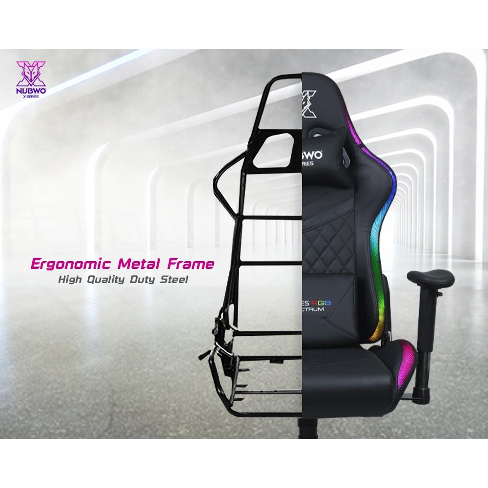 เก้าอี้เกมมิ่ง NUBWO NBCH-X107 PLUS สีดำ