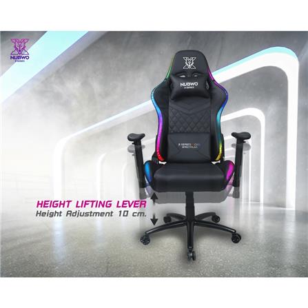 เก้าอี้เกมมิ่ง NUBWO NBCH-X107 PLUS สีดำ_10