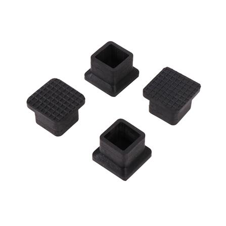 ยางรองขาโต๊ะเหลี่ยมสวมนอก DEXZON 3/4 นิ้ว แพ็ก 4 ชิ้น