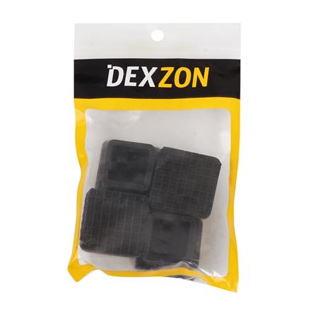 ยางรองขาโต๊ะเหลี่ยมสวมนอก DEXZON 3/4 นิ้ว แพ็ก 4 ชิ้น_1