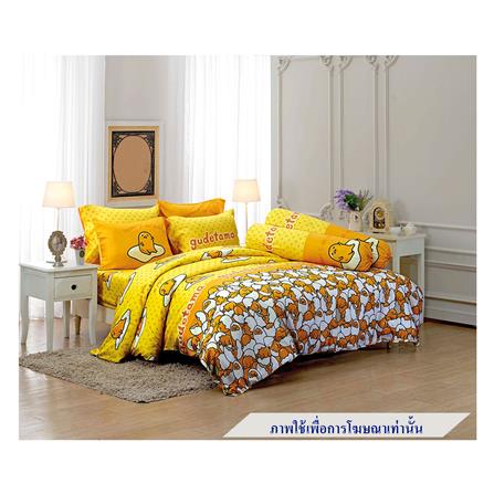 ชุดผ้าปูที่นอน 6 ฟุต 6 ชิ้น JESSICA GUDETAMA 20209-T004