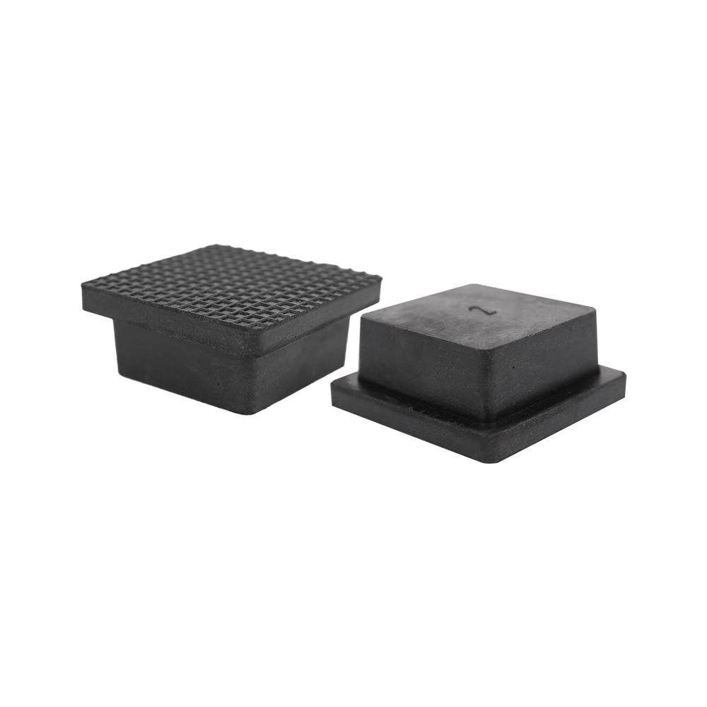 ยางรองขาโต๊ะเหลี่ยมสวมใน DEXZON 2 นิ้ว แพ็ก 4 ชิ้น