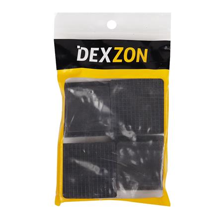 ยางรองขาโต๊ะเหลี่ยมสวมใน DEXZON 2 นิ้ว แพ็ก 4 ชิ้น_1