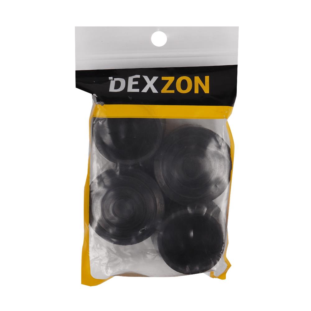 ยางรองขาโต๊ะกลมสวมนอก DEXZON 1-1/4 นิ้ว แพ็ก 4 ชิ้น