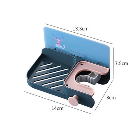 ขอแขวนไม้ถูพื้นอเนกประสงค์เหลี่ยม PLIM สีน้ำเงิน_5