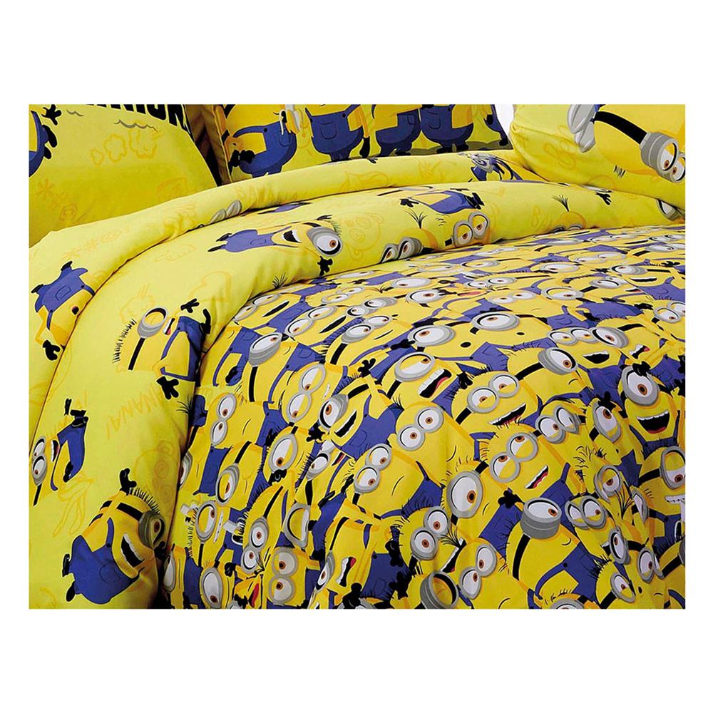 ชุดผ้าปูที่นอน 6 ฟุต 6 ชิ้น JESSICA MINION 20209-T007