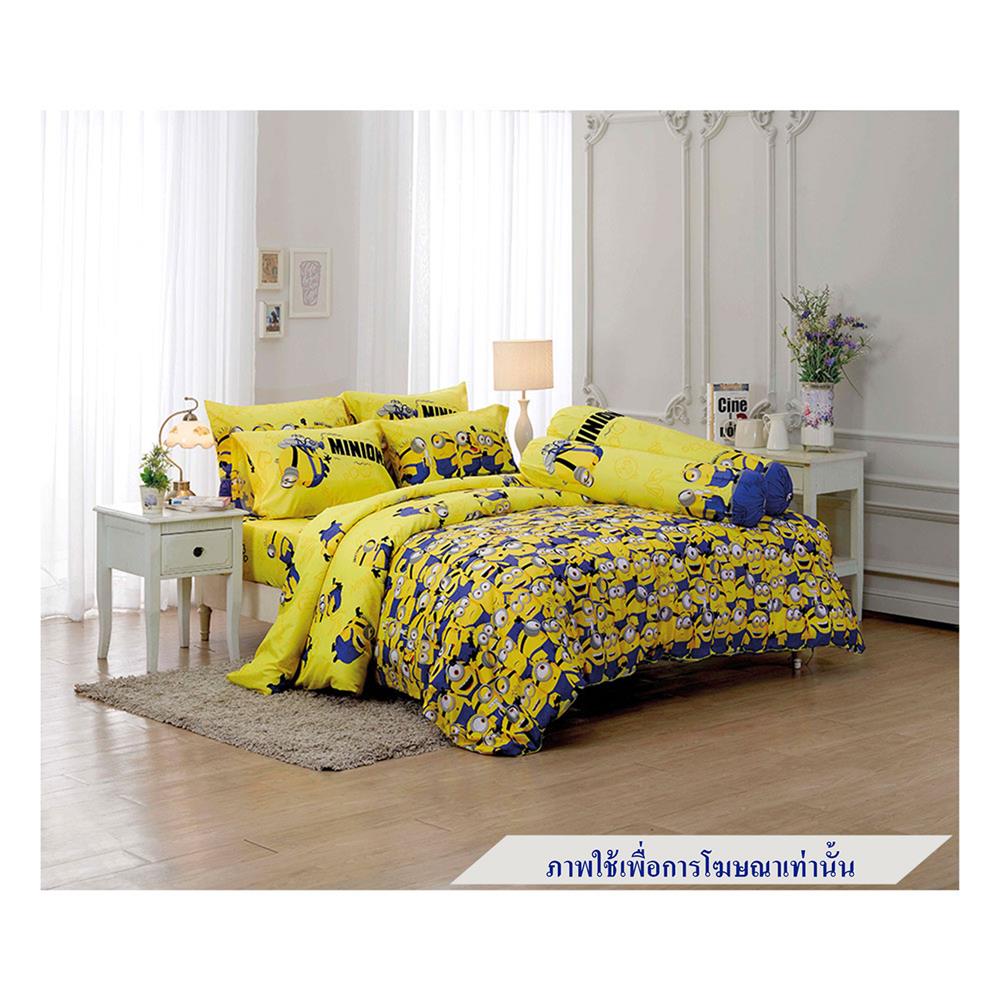 ชุดผ้าปูที่นอน 6 ฟุต 6 ชิ้น JESSICA MINION 20209-T007