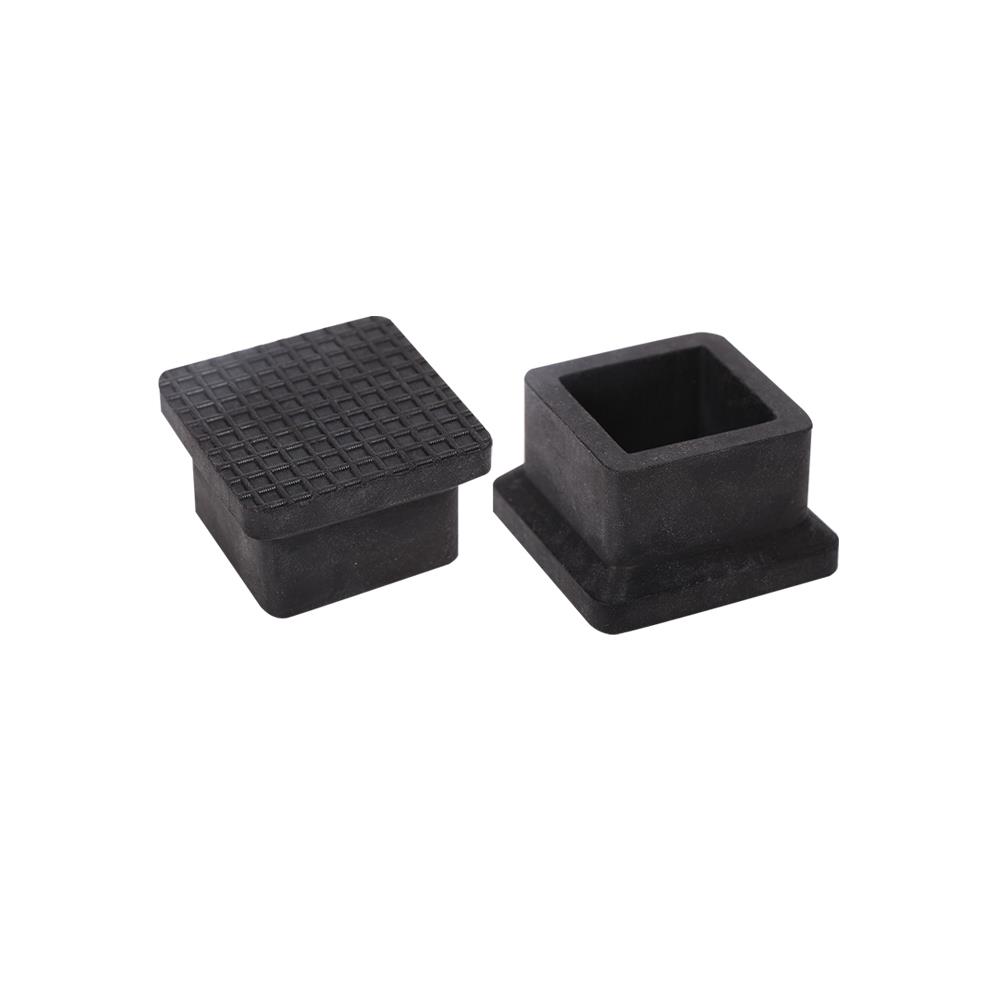 ยางรองขาโต๊ะเหลี่ยมสวมนอก DEXZON 1 นิ้ว แพ็ก 4 ชิ้น