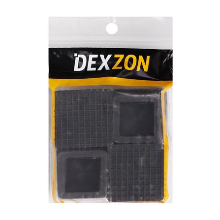ยางรองขาโต๊ะเหลี่ยมสวมนอก DEXZON 1 นิ้ว แพ็ก 4 ชิ้น_1